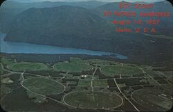 Boy Scout XII Jamboree 1967 Aerial View Farragut State Park Idaho Boy Scouts Postcard Postcard Postcard