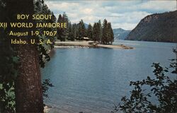 1967 Boy Scout XII World Jamboree Swimming Area Athol, ID Boy Scouts Postcard Postcard Postcard