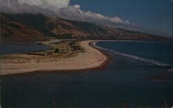 Sea Drift Sand Spit on Pacific Ocean Postcard