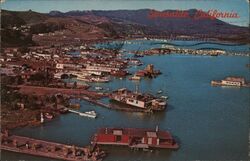 The House Boats of Sausalito, Calif Postcard