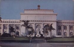 Ventura County Courthouse, overlooking the city of Ventura, California Postcard