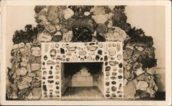 Fireplace - Petersens Rock Garden Between Bend and Redmond Oregon Postcard Postcard Postcard