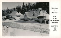 Wintertime in Blue Jay. High in the San Bernardino Mountains. California F 8716 Postcard Postcard Postcard