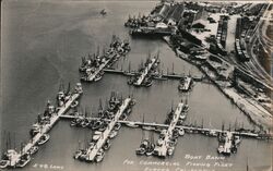 Boat Basin For Commmercial Fishing Fleet Eureka, CA Postcard Postcard Postcard