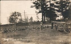 1916 Lecture on Artillery Postcard