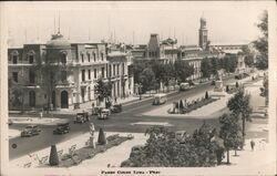 Street View Lima, Peru Postcard Postcard Postcard