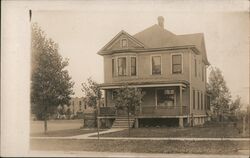 Two-Story House Postcard