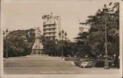 Plaza Francia Postcard