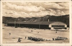 F3 Regimental Drill Hall, Farragut Athol, ID Postcard Postcard Postcard