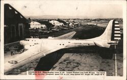 Douglas B-19 Aircraft W.J. Gray Postcard Postcard Postcard