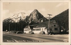 Summit Inn - Sunset Highway Postcard