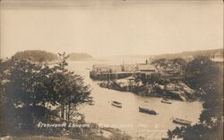 Steamboat Landing Five Islands, ME Postcard Postcard Postcard