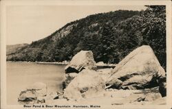 Bear Pond & Bear Mountain Harrison, ME Postcard Postcard Postcard