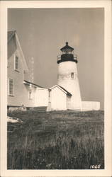 Lighthouse Monhegan, ME Lorimer E. Brackett Postcard Postcard Postcard