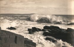 Surf, Mt. Desert Island Mount Desert, ME Ballard Photo Postcard Postcard Postcard