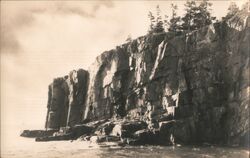 Otter Cliffs Acadia National Park Postcard