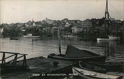 Port View Stonington, ME Postcard Postcard Postcard