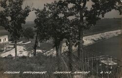 General View of Sabetha Waterworks Postcard