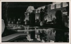 Court of the Moon Golden Gate Exposition California 1939 Golden Gate International Exposition (GGIE) Moulin Postcard Postcard Postcard