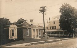 Bonney Memorial Library Cornish, ME Postcard Postcard Postcard