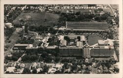 Aerial View of St. Mary's Hospital Postcard