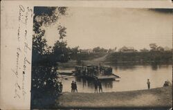 Ferry on the Sacramento River Postcard