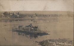 Snake River Ferry Blue Lakes, ID Postcard Postcard Postcard