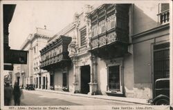 Palacio de Torre-Tagle Lima, Peru Postcard Postcard Postcard