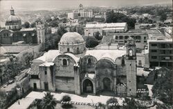 Church Dome Cuernavaca Mexico Postcard