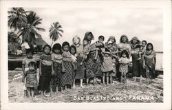 San Blas Indians Postcard