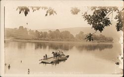 Ferry at Camp Tyler Tyler Hill, PA Postcard Postcard Postcard