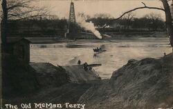 The Old Man Ferry Postcard