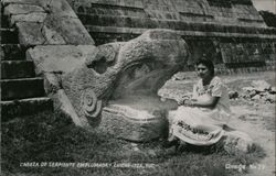 Cabeza De Serpiente Emplumada Chichen Itza Chichen Itza, Yucatan, Mexico Omega Postcard Postcard Postcard