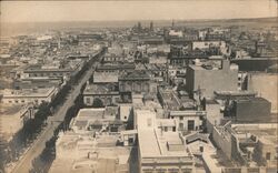 Aerial View of City of Montevideo Postcard