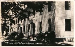 Main Hall Vermont Junior College Postcard