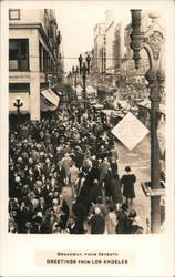 Broadway from Seventh Street Postcard