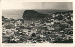 Aerial View of Lindos, Greece Greece, Turkey, Balkan States Postcard Postcard Postcard