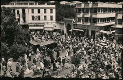 Place du Grand Socco Tanger, Morocco Postcard Postcard Postcard