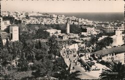 Aerial View of English Church and Mosques Tangier, Morocco Africa La Gigogne Postcard Postcard Postcard