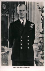 Lieut. Philip Mountbatten Military Postcard Postcard Postcard