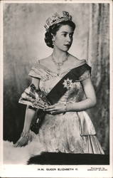 Queen Elizabeth II Postcard