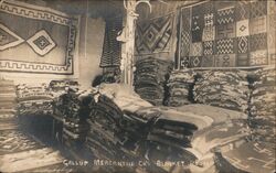 Gallup Mercantile Co's Blanket Room New Mexico Postcard Postcard Postcard