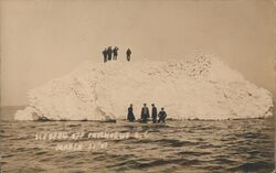 Iceberg off Patchogue Long Island, March 1907 Postcard