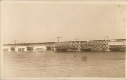 Bridge Construction Postcard