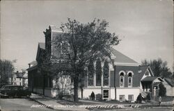 Exterior of Baptist Church Postcard