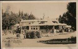 Residence of Mr. R.P. Butchart Postcard