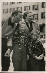 Dutch Royalty Family Portrait, April 3, 1947 Zermatt, Switzerland Postcard Postcard Postcard