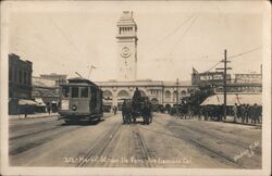 Market Street Near the Ferry San Francisco, CA Weidner Photo Postcard Postcard Postcard