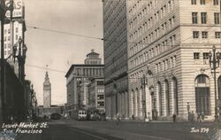 Lower Market Street San Francisco, CA Postcard Postcard Postcard