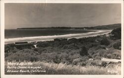 Beach on Pacific Ocean Postcard